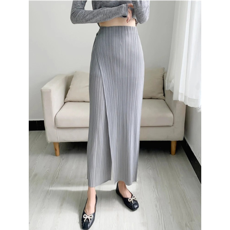 Pleated Wide-Leg Pants - Taylor