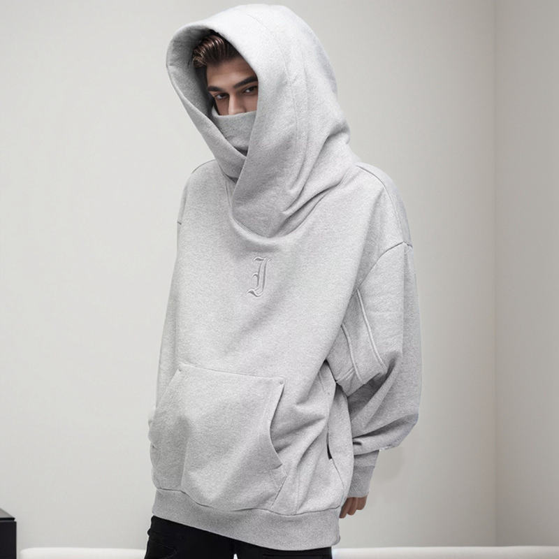 Oversize Turtleneck Hooded Sweater - Charles