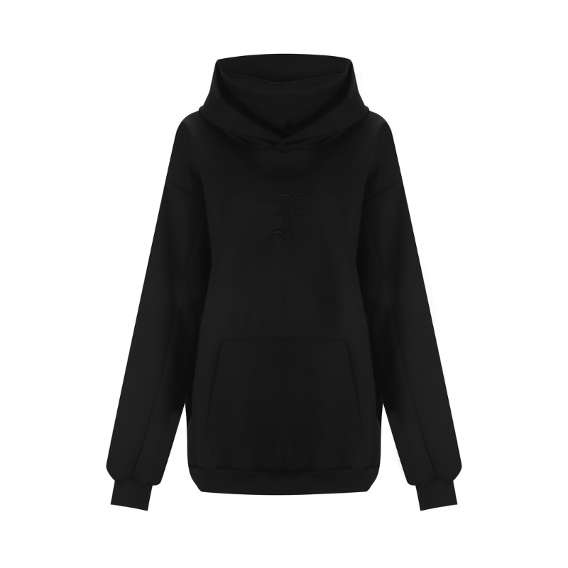 Oversize Turtleneck Hooded Sweater - Charles