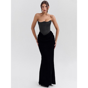 Off-Shoulder Bodycon Maxi Dress - Victoria